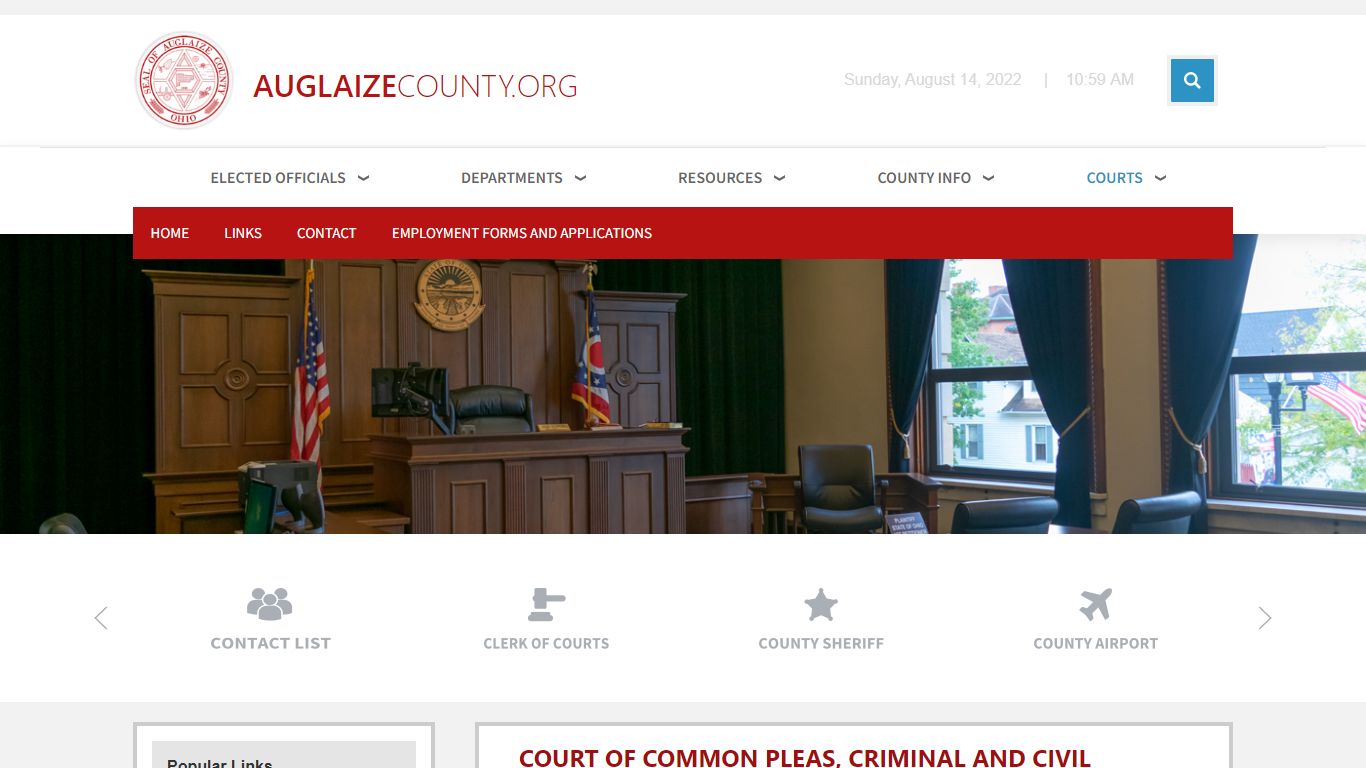 Court of Common Pleas, Criminal and ... - Auglaize County